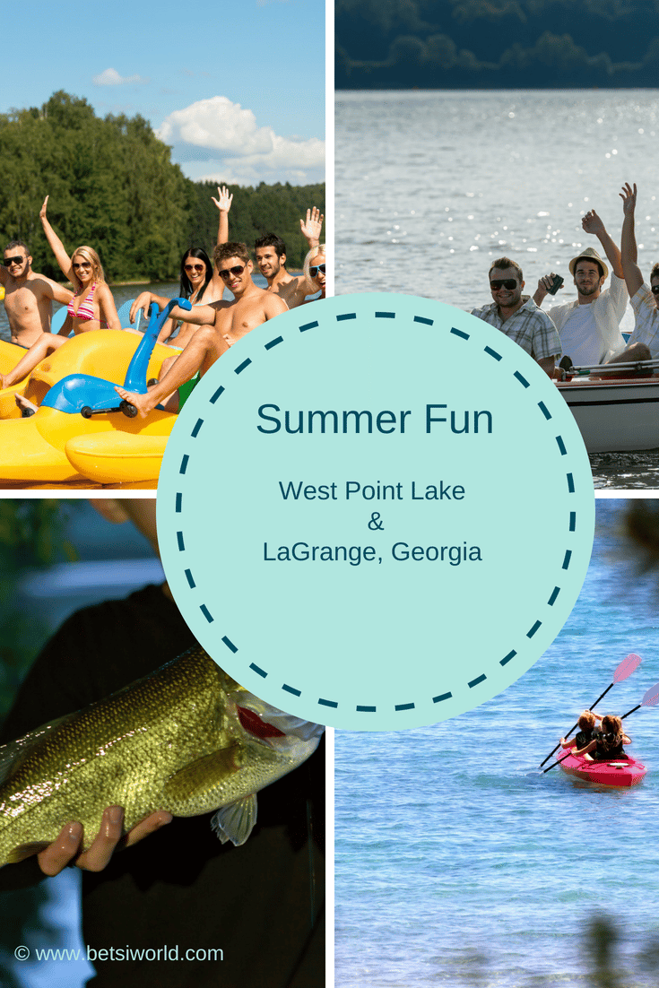 Summer fun is boating & fishing on West Point Lake, in Georgia. And don't forget to visit LaGrange for even more fun!