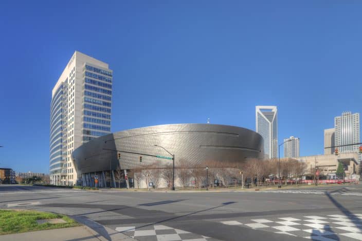 The Nascar Hall of Fame building, one of the best things to do in Charlotte, North Carolina