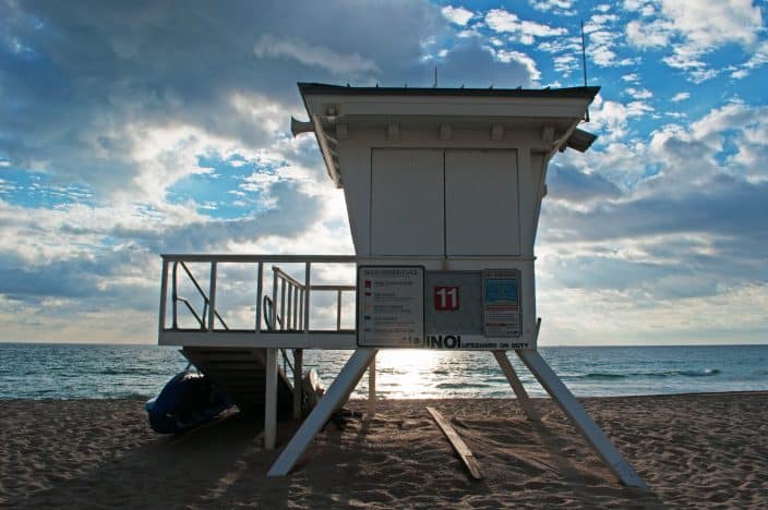 Florida Boating ~ walk across the pedestrian overpass to Ft. Lauderdale Beach and catch a few rays and play in the surf & sand. A Florida boaters paradise!