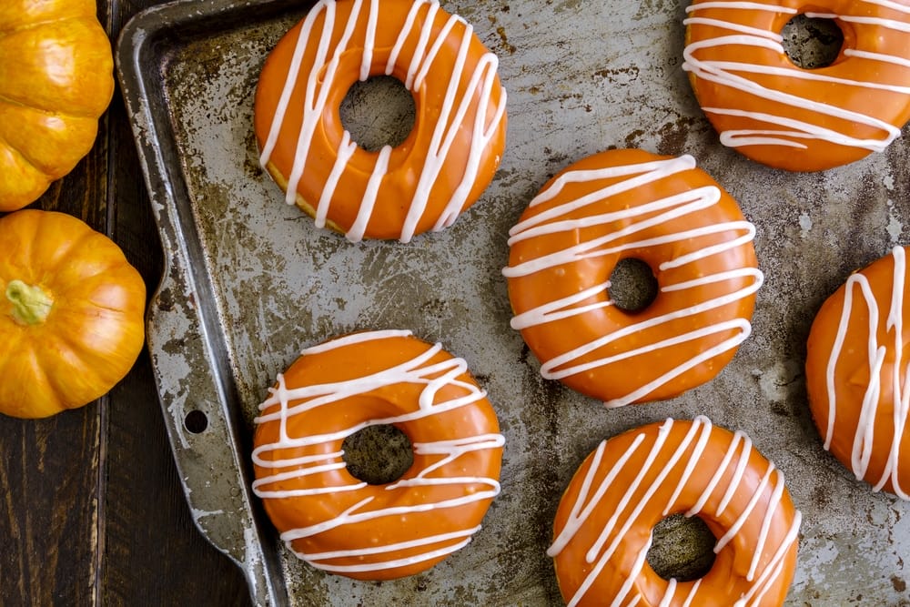 Donuts made in a donut pan for the 16 Best Christmas Gifts for Bakers