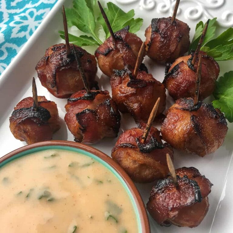 Water Chestnuts Wrapped In Bacon