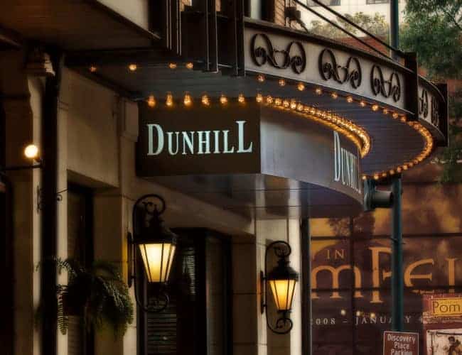 The exterior of the Dunhill hotel in Charlotte, NC